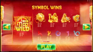 Fortune House Paytable