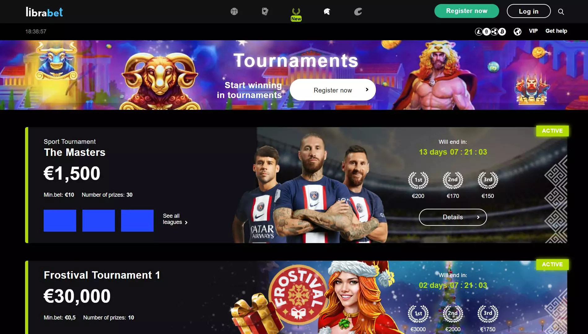 Librabet Casino Tournaments