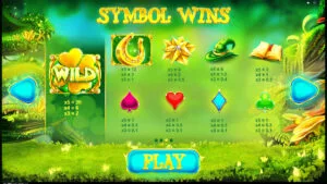 Lucky Wizard Paytable