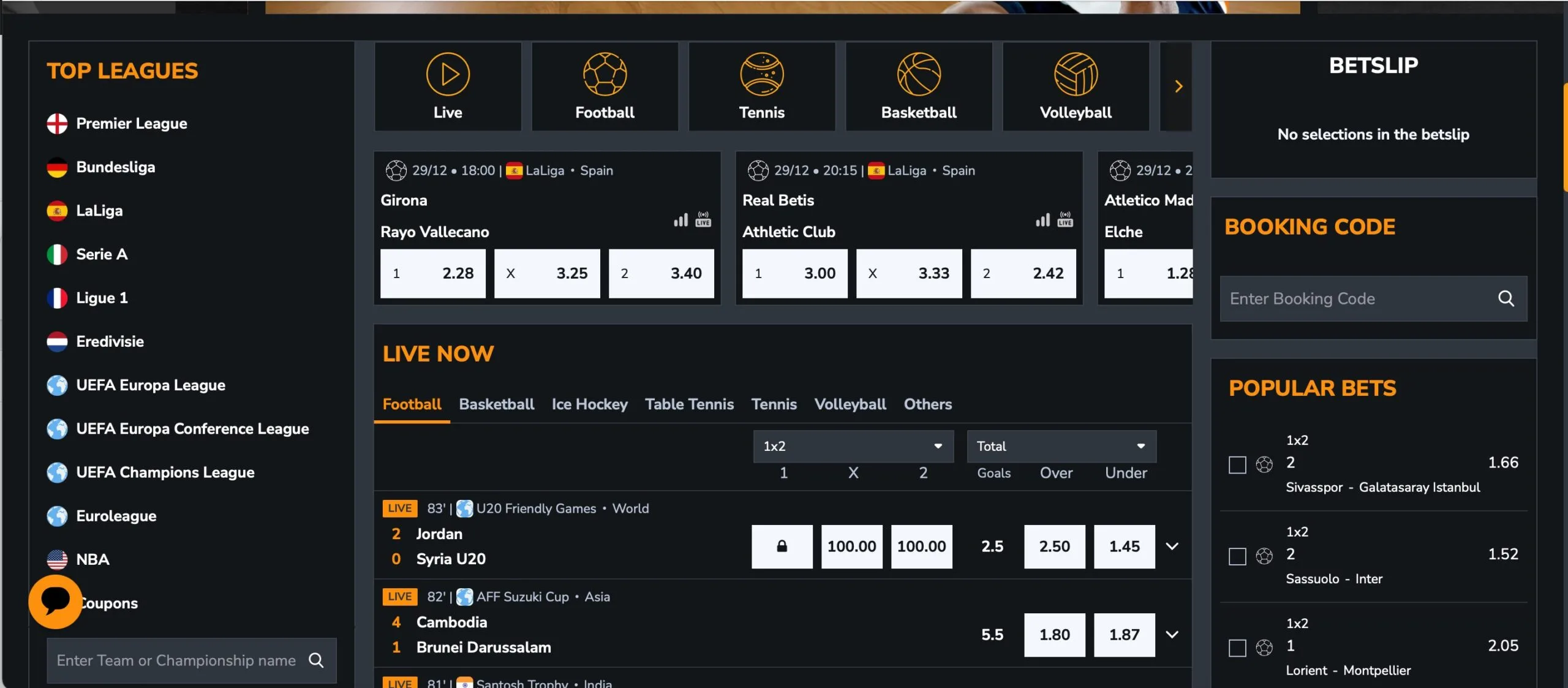 Betstro Casino Live Betting