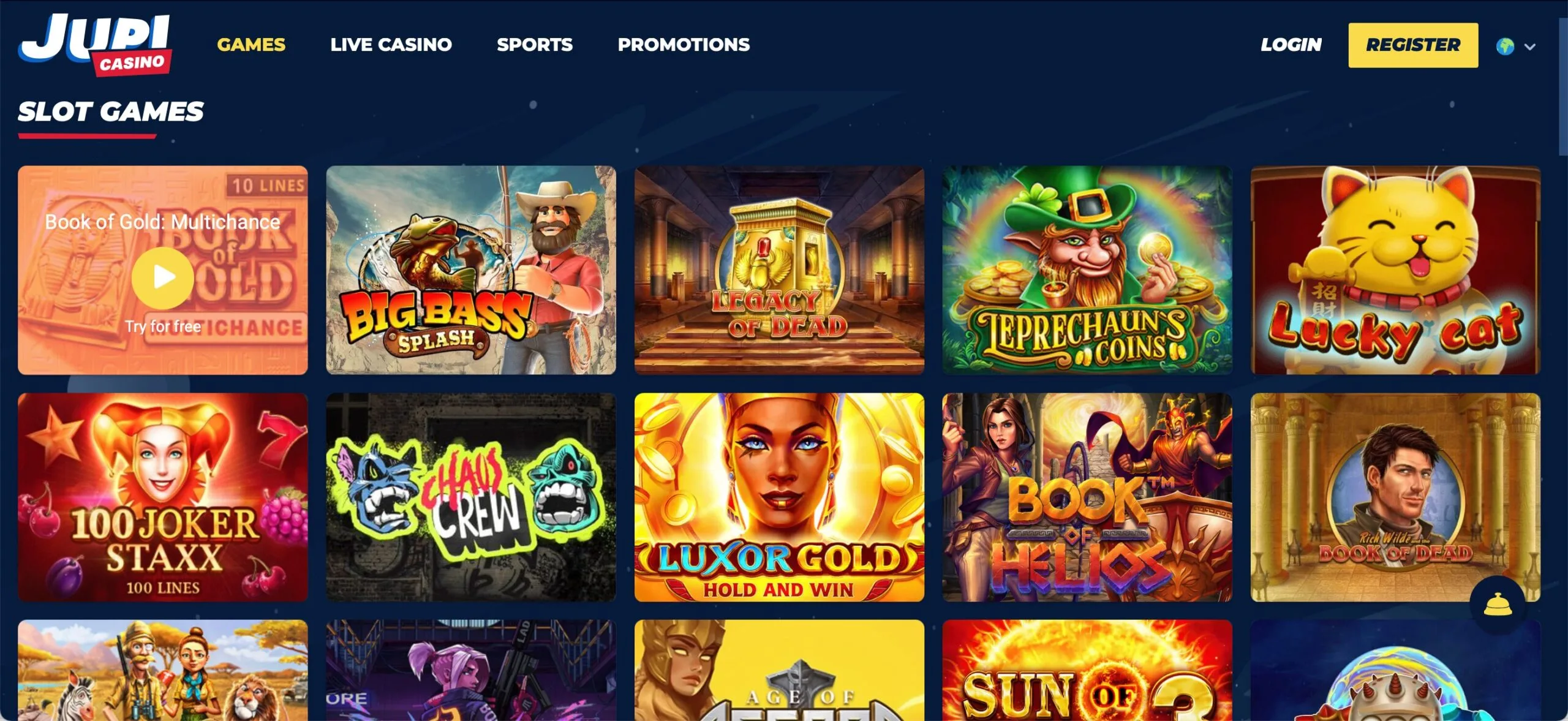 Jupi Casino Slots