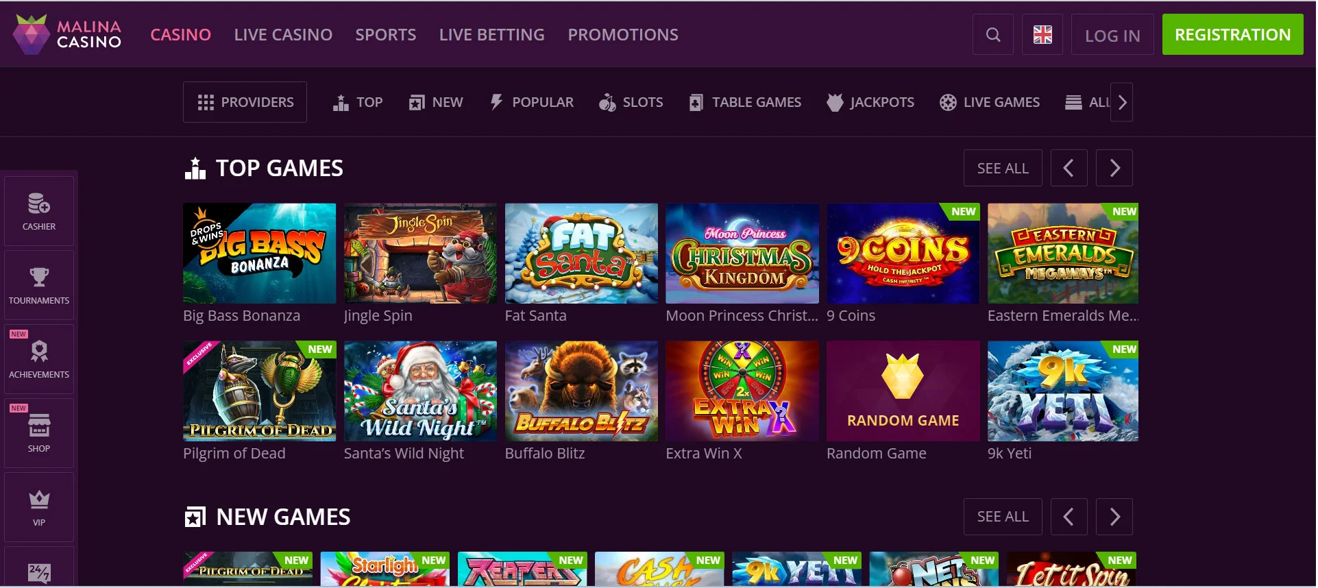 Malina Casino Slots