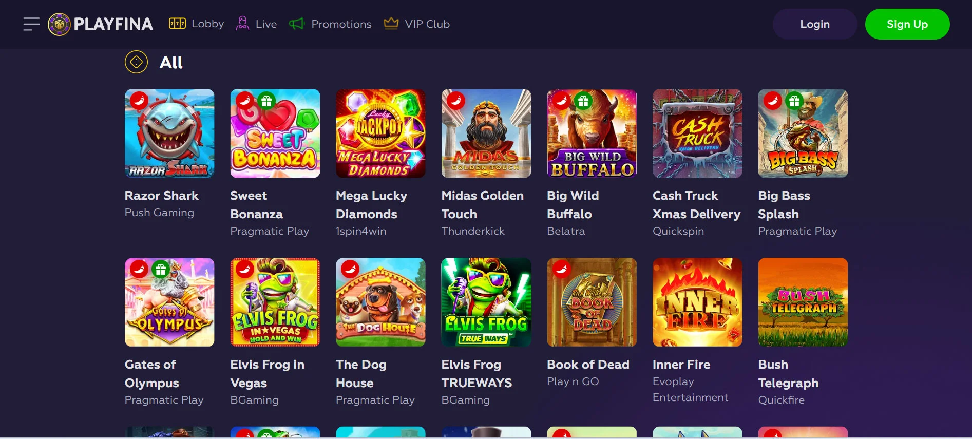 Playfina Casino Slots