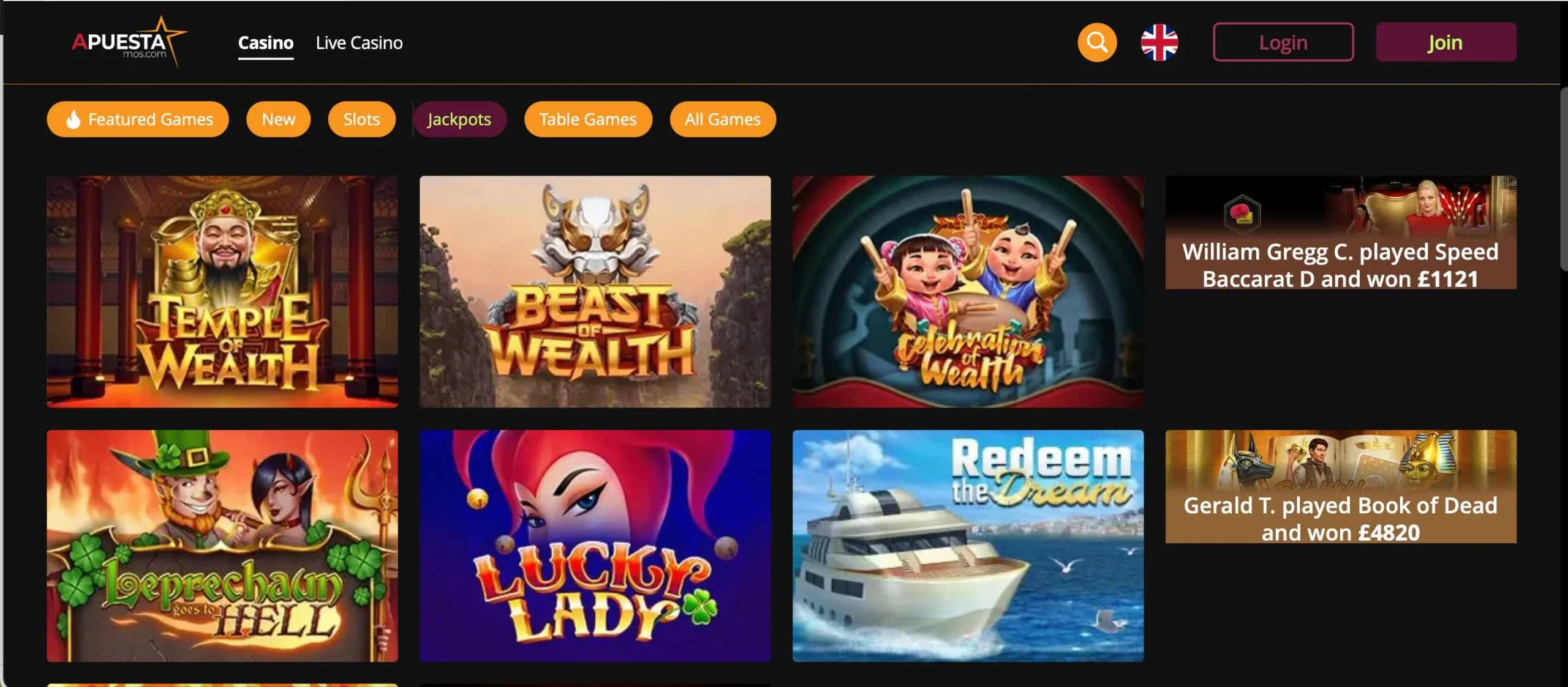 Apuestamos Casino Slots