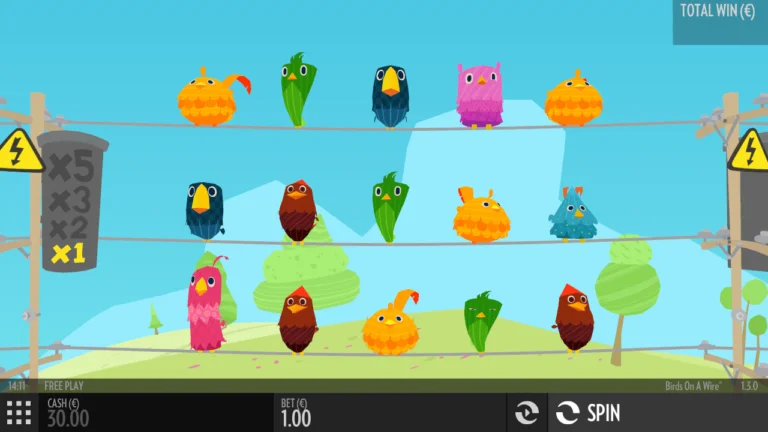 Birds on a Wire Home Screen