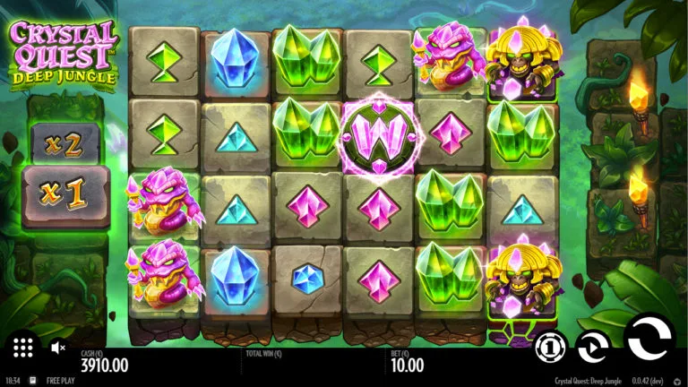 Crystal Quest- Deep Jungle Homescreen