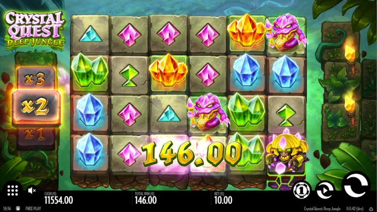 Crystal Quest- Deep Jungle Win