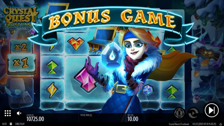 Crystal Quest: Frostlands Bonus Game