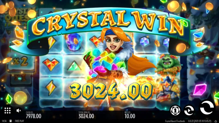 Crystal Quest: Frostlands Crystal Win