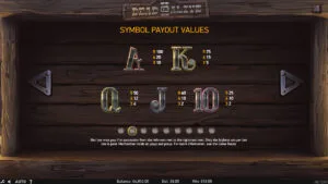 Dead or Alive 2 Paytable 2