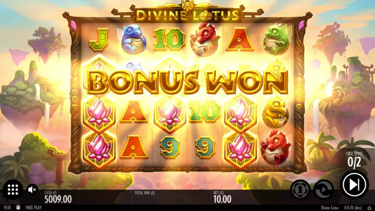 Divine Lotus Symbol Bonus