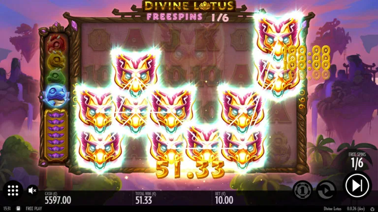 Divine Lotus Symbol WIn