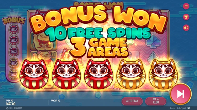 Fortune Cats Golden Stacks Bonus Won