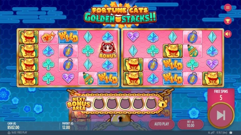 Fortune Cats Golden Stacks Bonus