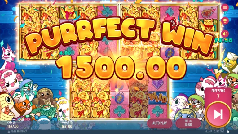 Fortune Cats Golden Stacks Purrrfect WIn