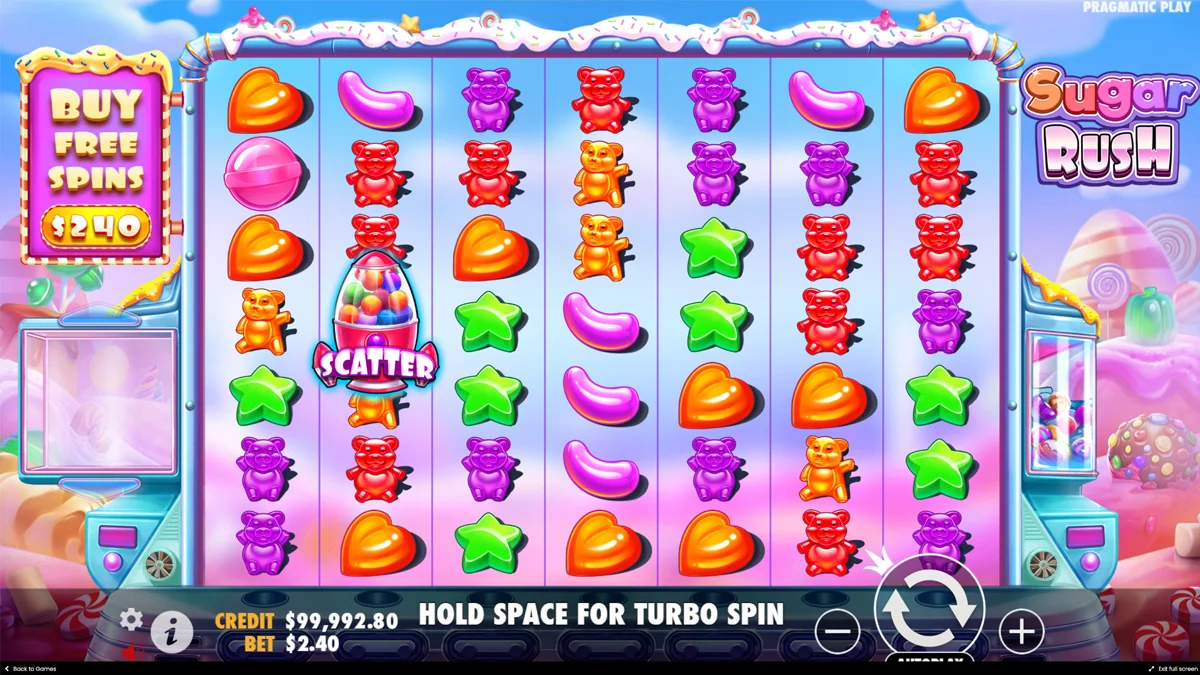 Sugar Rush Base Play