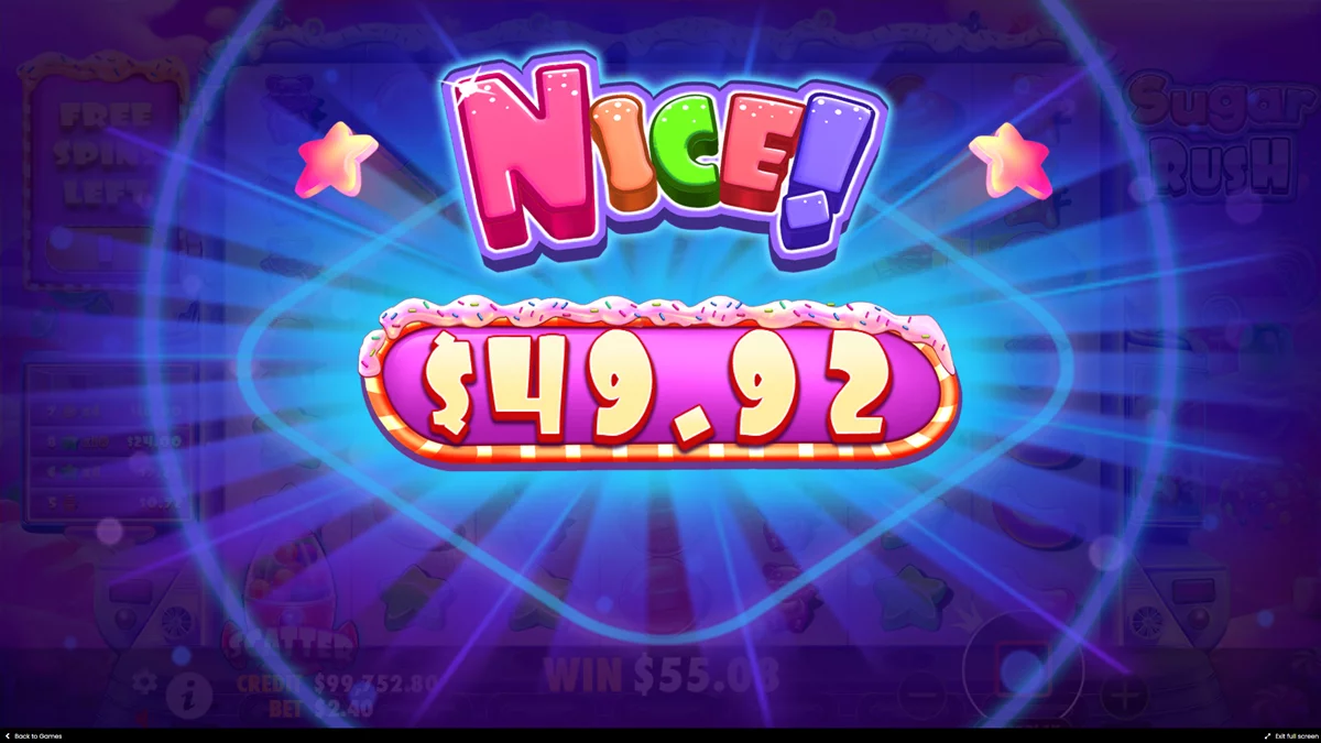 Sugar Rush Big Win