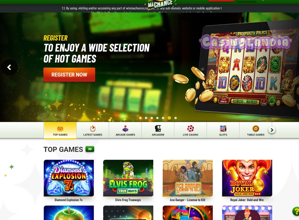 Tablet View H casino winmac
