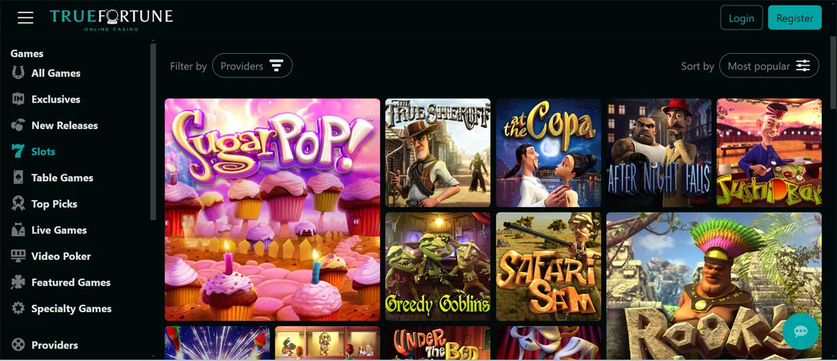 Ture Fortune Casino Slot Games