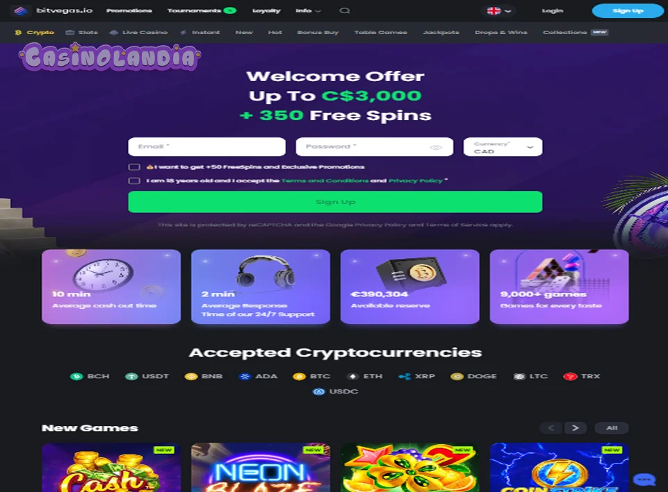 Vegas Casino Tablet View Landscape