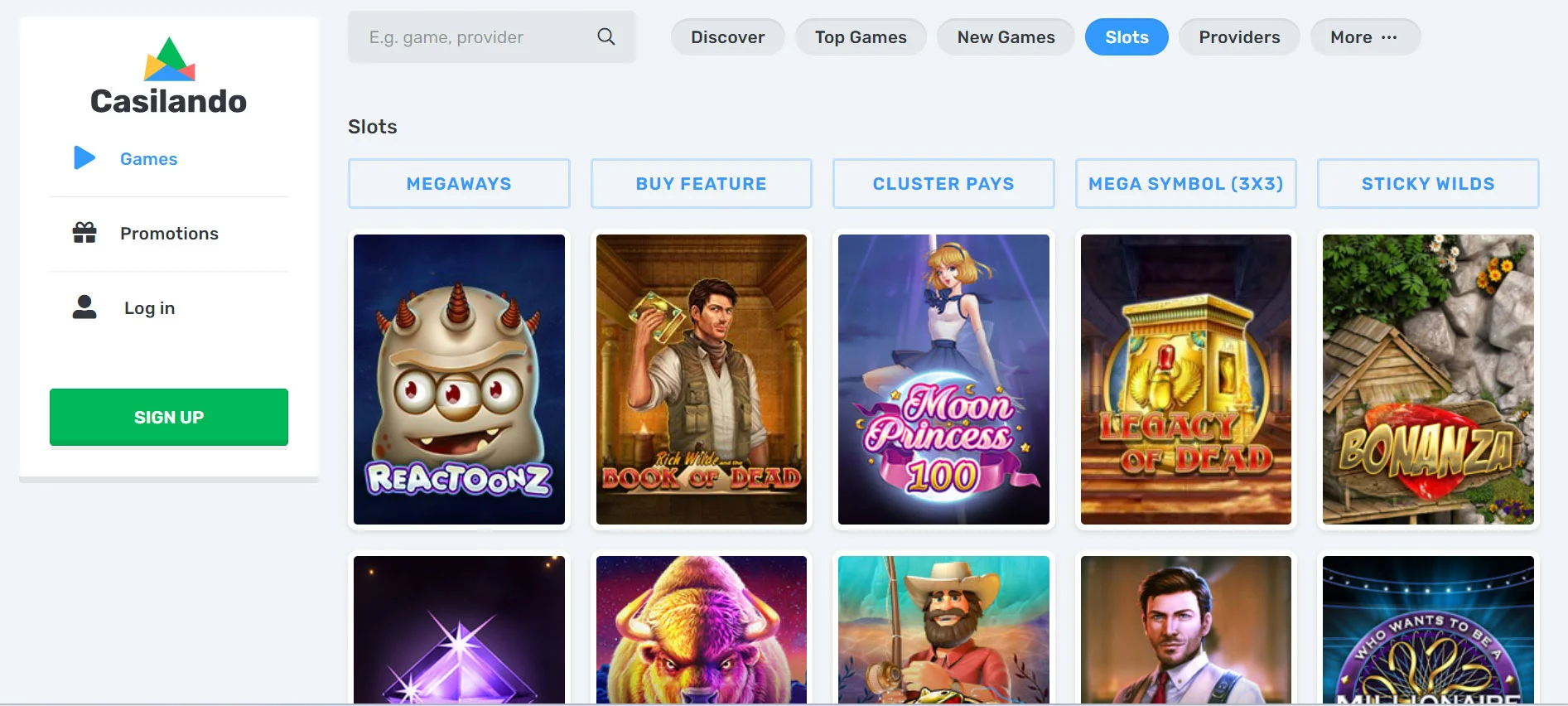 Casilando Casino Slots