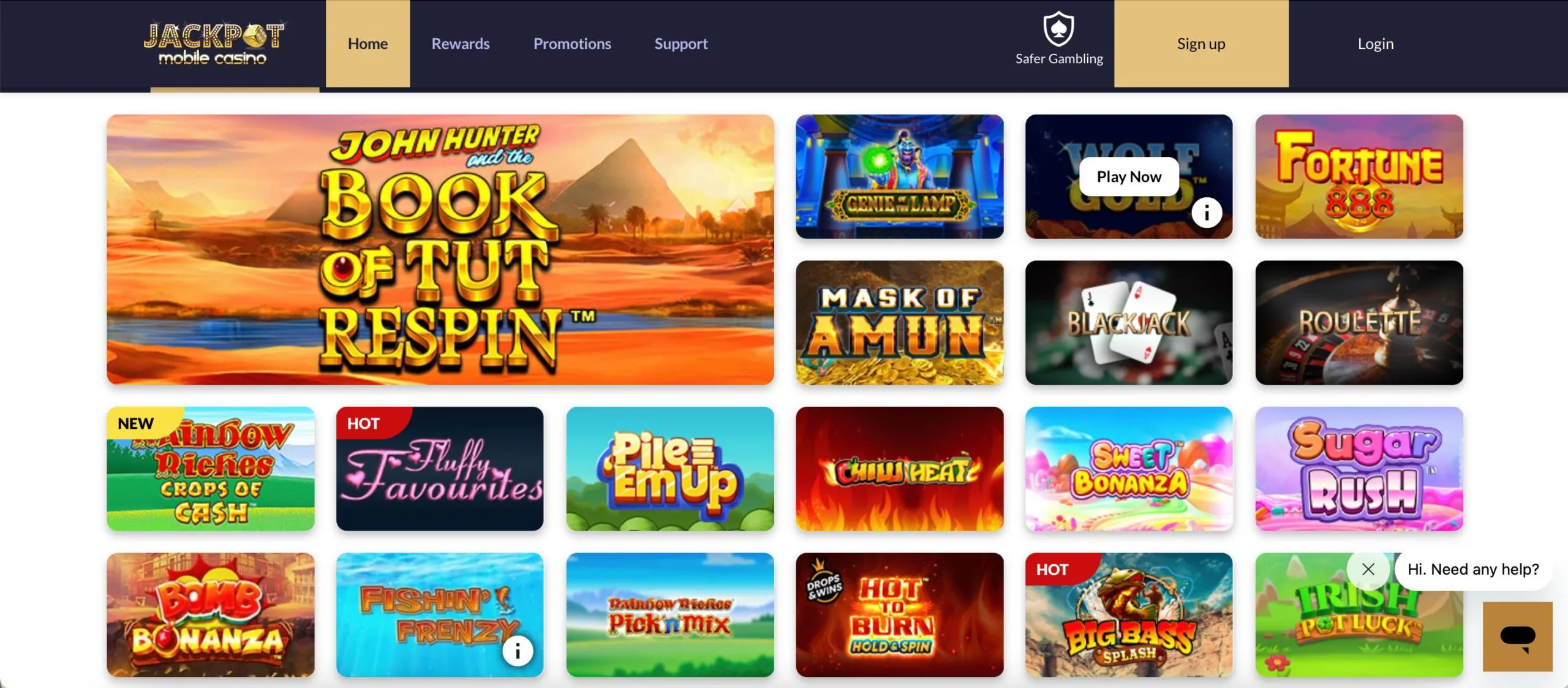 Jackpot Mobile Casino Games