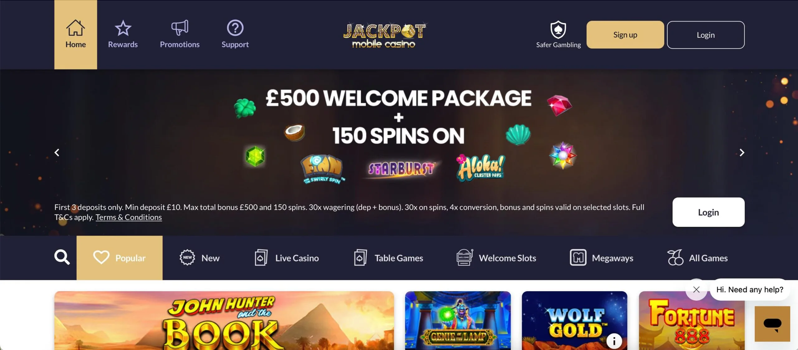 Jackpot Mobile Casino