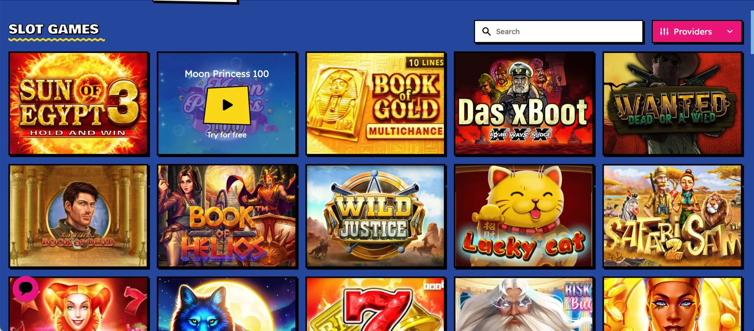 Ohmyzino Casino Games