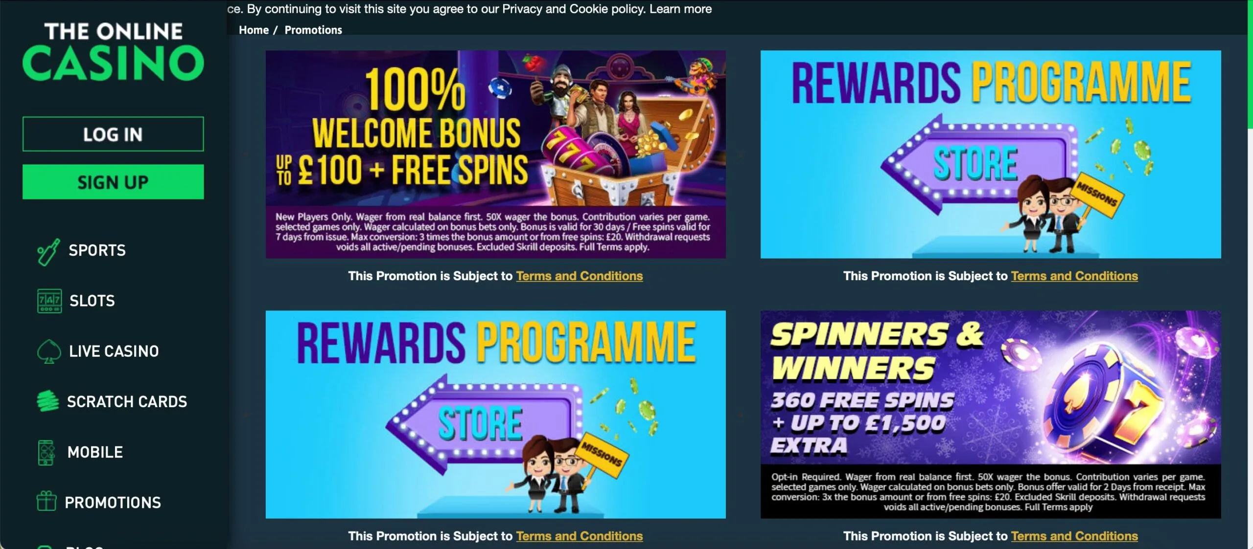 The Online Casino Promo