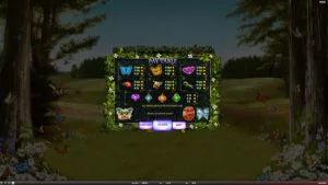 3 Butterflies Paytable