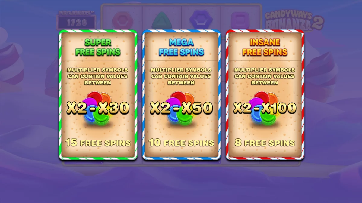 Candyways Bonanza Megaways 2 Free Spin