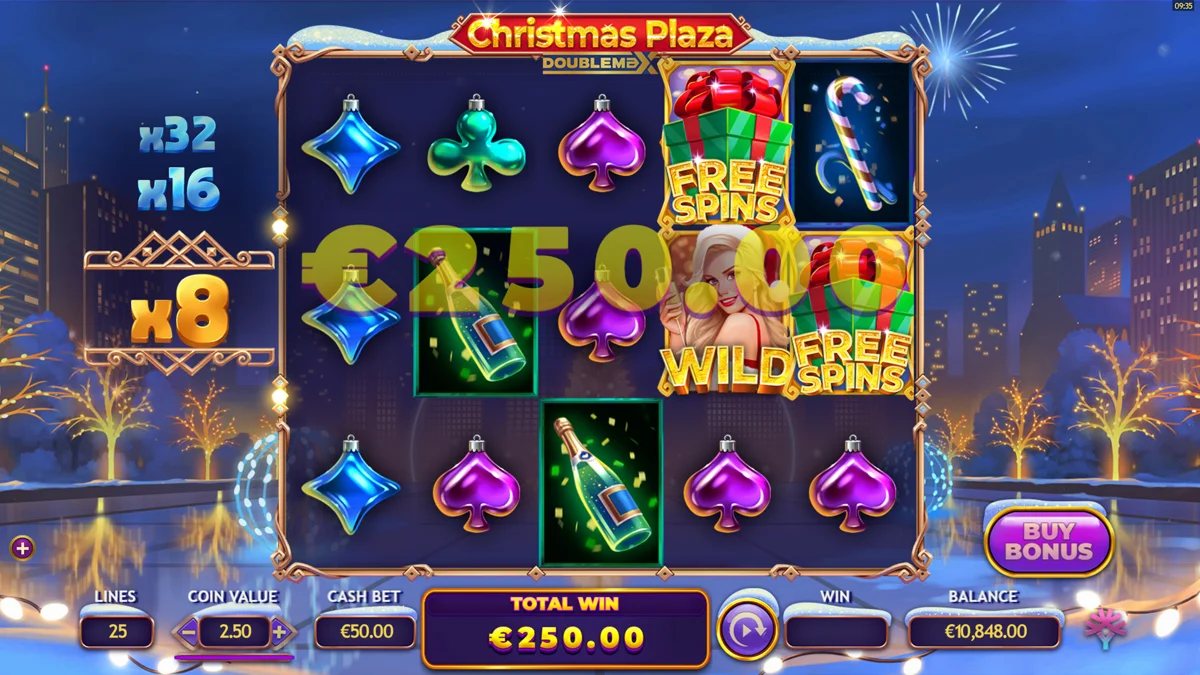 Christmas Plaza DoubleMax Big Win