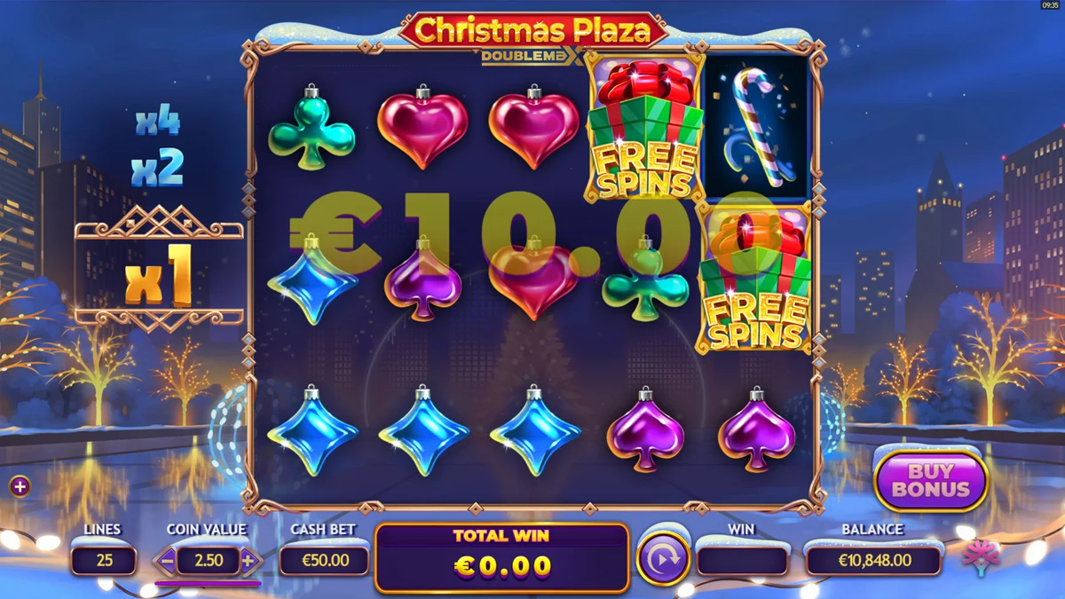 Christmas Plaza DoubleMax Win