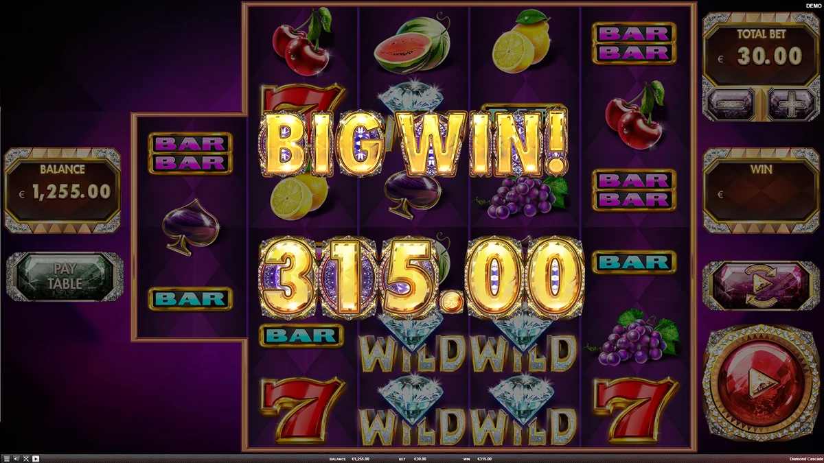 Diamond Cascade Win