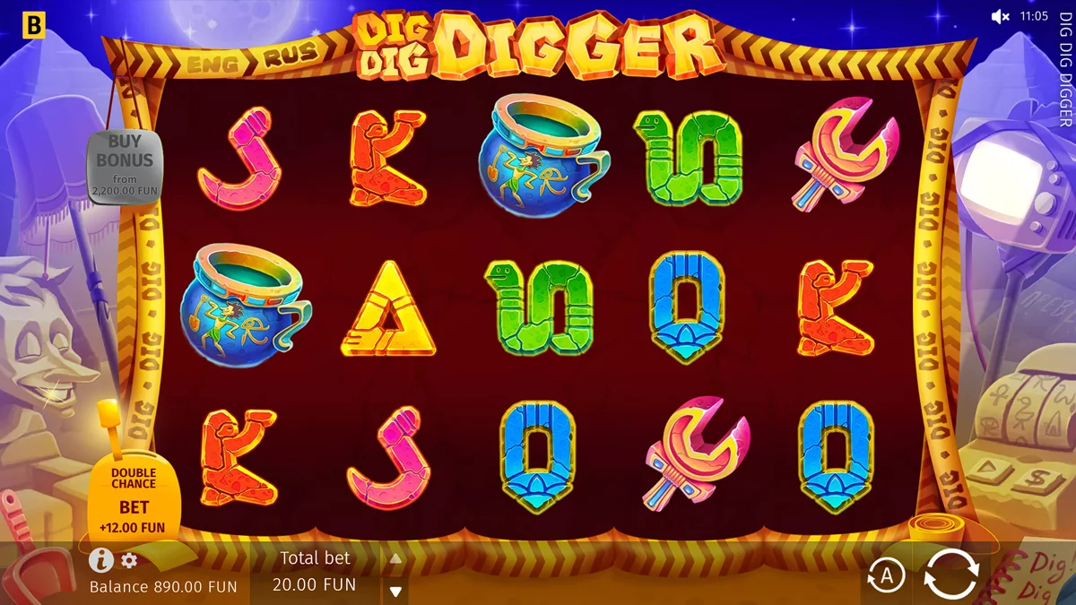 Dig Dig Digger Base Play
