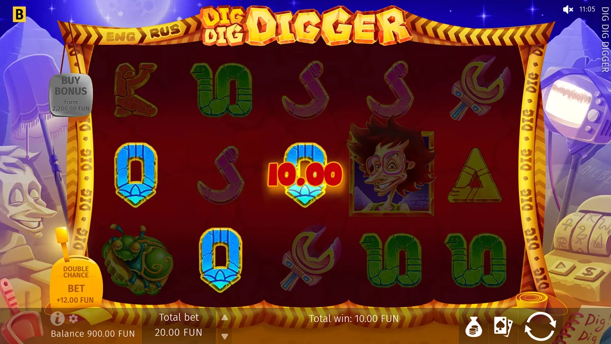 Dig Dig Digger Win