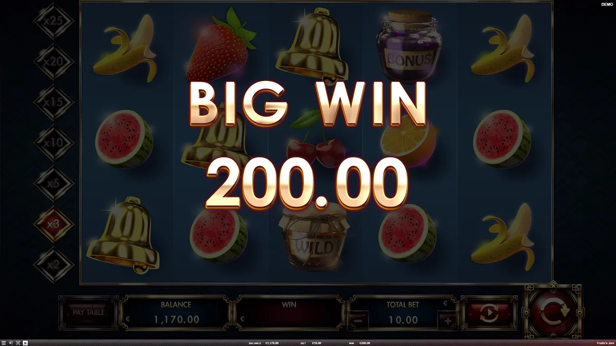 Fruits'n Jars Win