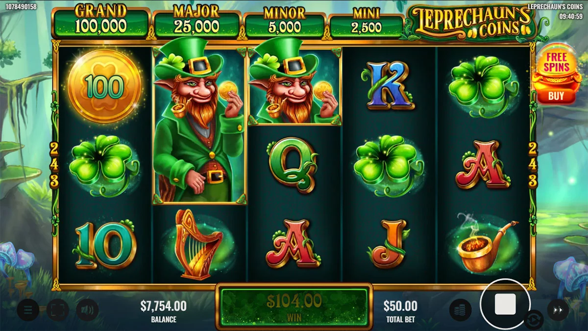 Leprechaun’s Coins Win