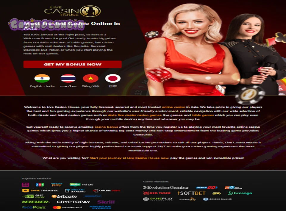 Live Casino Tablet View Landscape