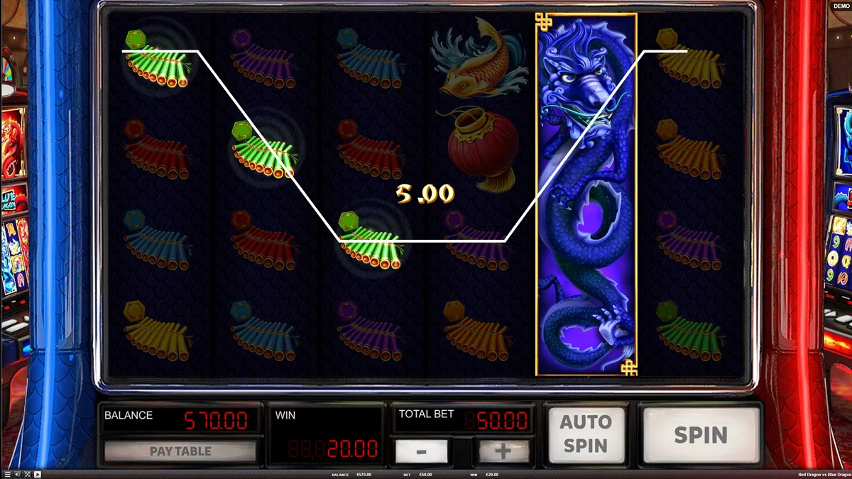 Red Dragon VS Blue Dragon Win