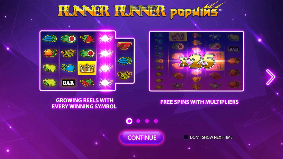 Runner Runner Popwins Homescreen