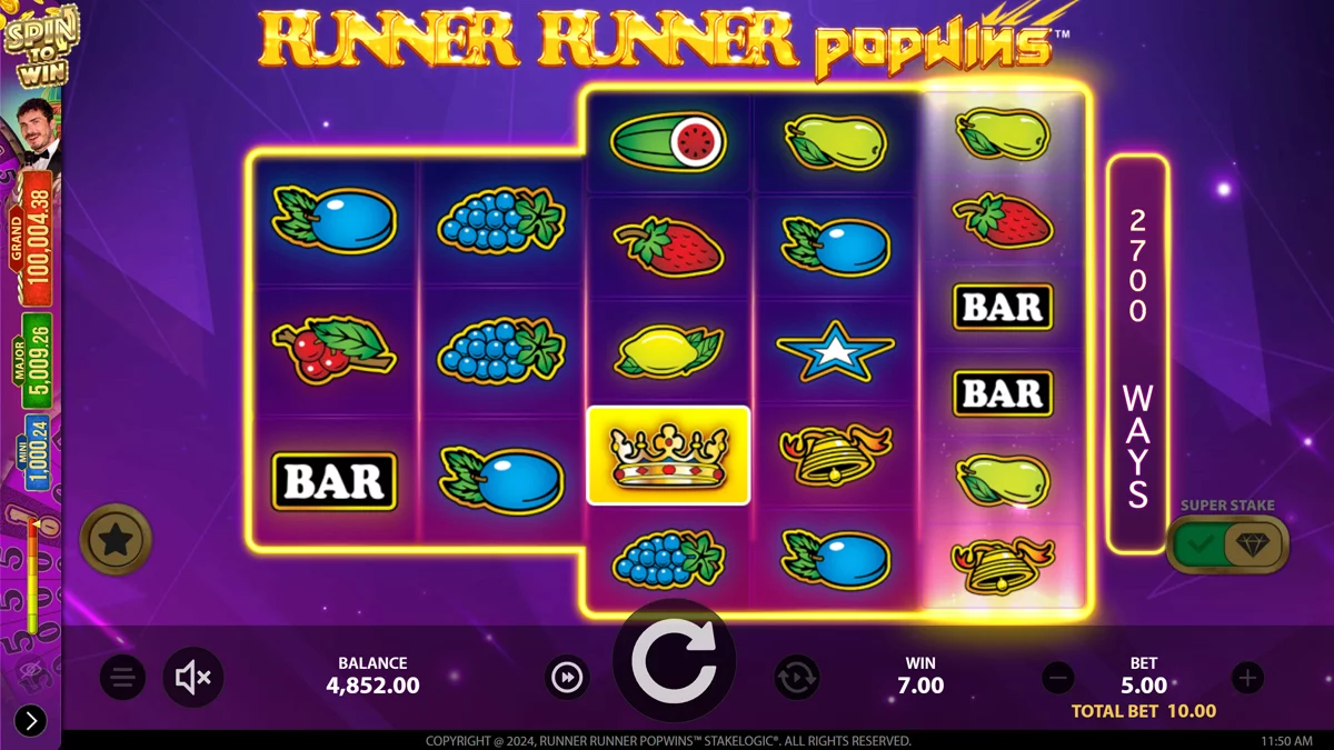 Runner Runner Popwins Win