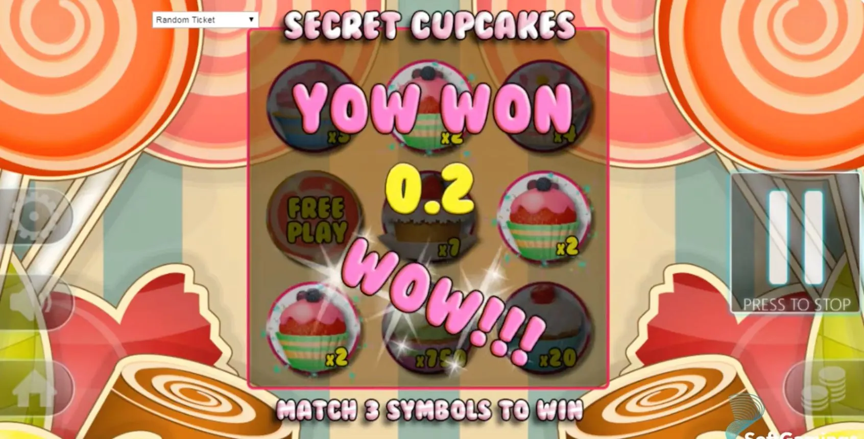 Secret Cupcakes WIn