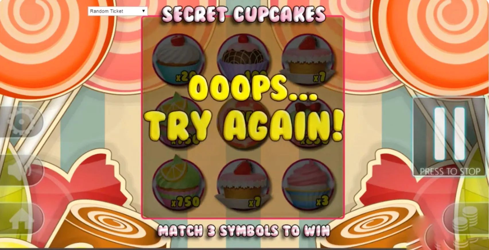Secret Cupcakes Loss