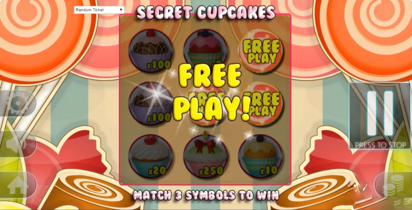 Secret Cupcakes Free Play