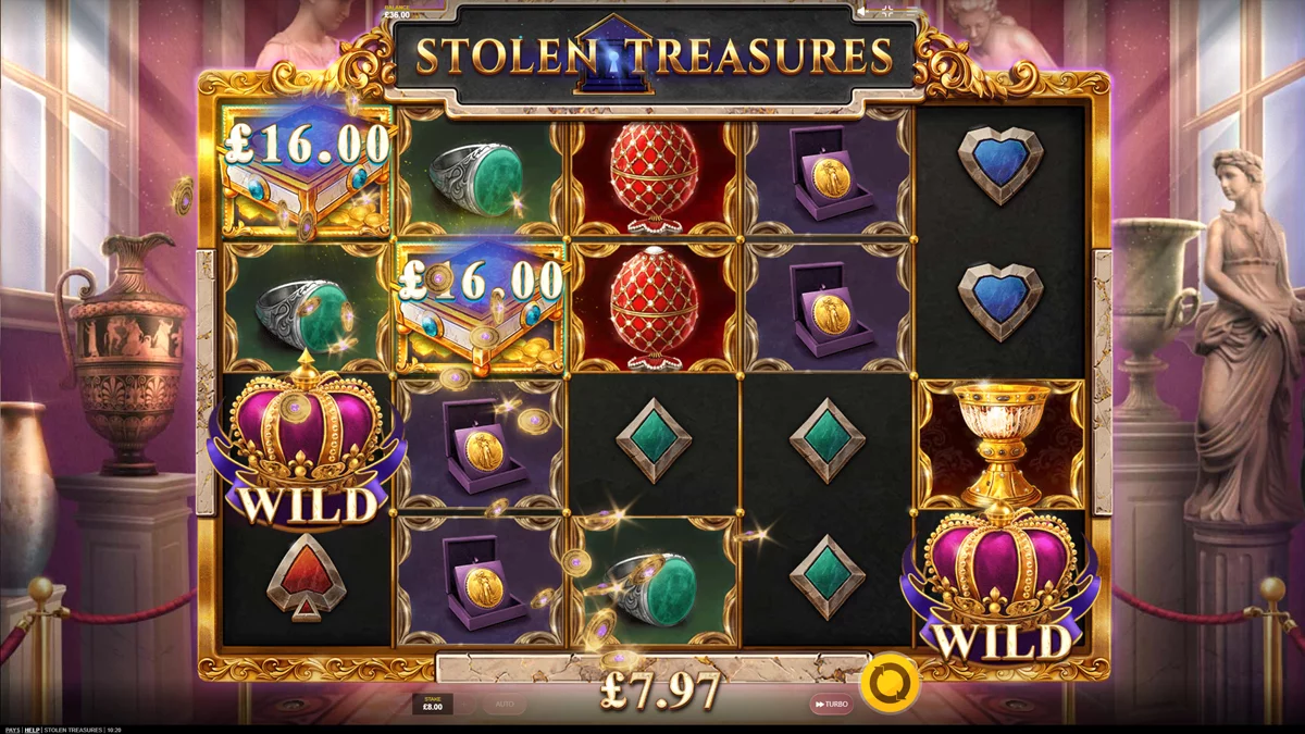 Stolen Treasures Win