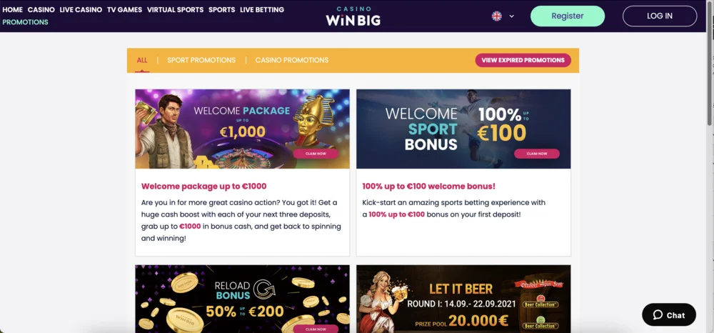 Caino WINBIG Promo