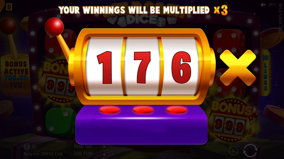 Wild Cash Dice Bonus Round