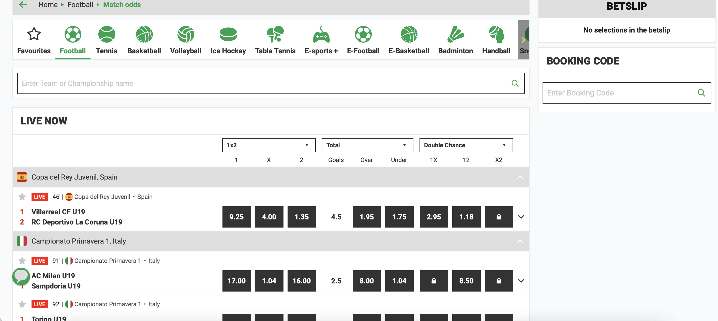 Betsamigo Casino Live Sport