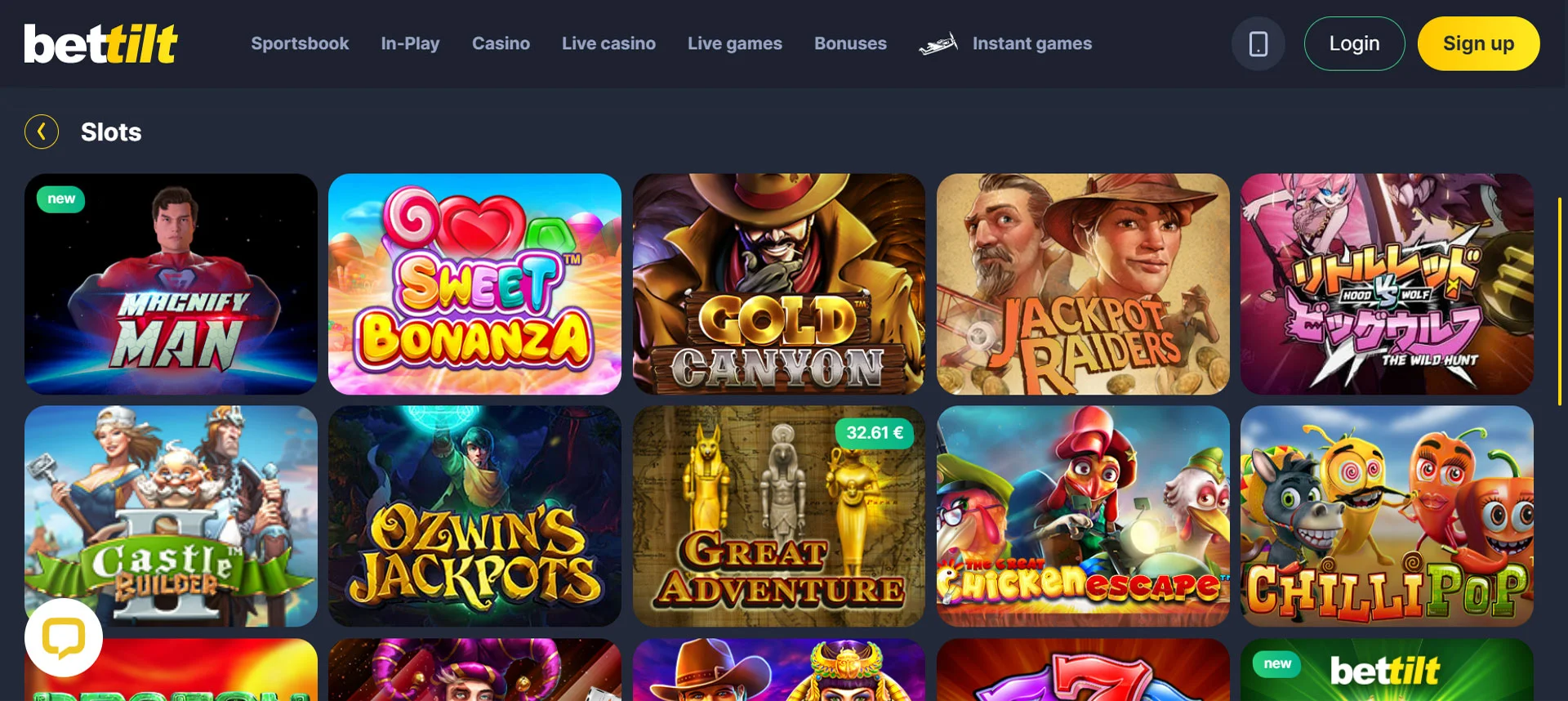 Bettilt Casino Slots